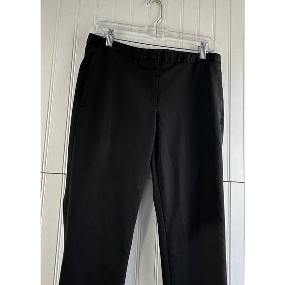 Theory Black Trouser Tuxedo Slim Pants Size 4 - Picture 4 of 10